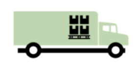 Truck with partial load